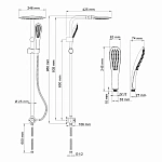 Душевая система WasserKRAFT A045