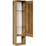 Шкаф-пенал подвесной Aqwella Craft CRF0503DB, 30.8 см, дуб балтийский