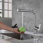 Смеситель для кухни Timo Hette 1026/00F с каналом для питьевой воды