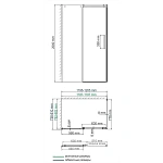 Душевой уголок WasserKRAFT Dinkel 120х80 см 58R06