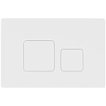Кнопка смыва Santerika SANB.WH.04, белая матовая