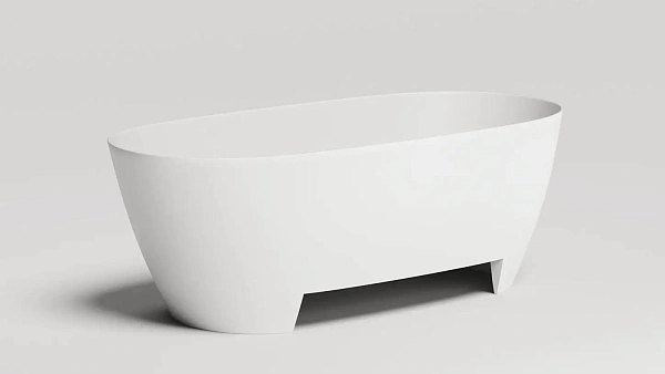 Ванна из искусственного камня Salini Sofia Light S-Sense 165х75, белая глянцевая, 103611G