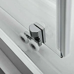 Душевая дверь Vincea Alpha VDS-3AL110CLB, 1100, черный, стекло прозрачное