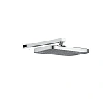 Верхний душ с душевым кронштейном Vincea VSHD-41CCH, хром