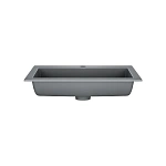 Раковина Vincea VCB-13600G из кварца, цвет серый