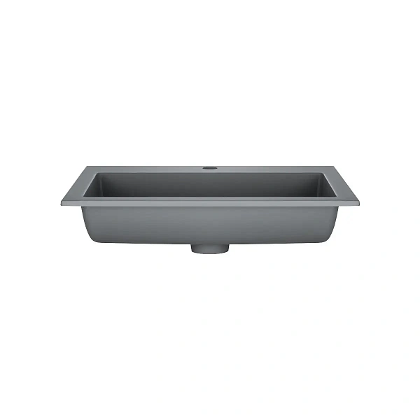 Раковина Vincea VCB-13600G из кварца, цвет серый