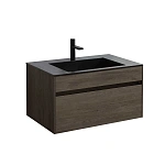 Тумба под раковину Vincea Chiara 800 подвесная, 1 выкатной ящик soft-close, R.Oak