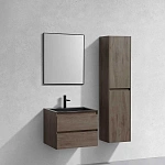 Тумба под раковину Vincea Luka 600 подвесная, 2 выкатных ящика soft-close, R.Oak