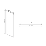 Душевой уголок Vincea Intra VSR-1I809080CH, 800/900*800, хром, стекло шиншилла
