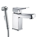 Смеситель для раковины с гигиеническим душем WasserKRAFT Aller 1068