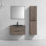 Тумба под раковину Vincea Chiara 2D 800 подвесная, 2 выкатных ящика soft-close, R.Oak