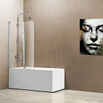 Душевая шторка на ванну Vincea VSB-12114CL, 1140*1400, хром, стекло прозрачное
