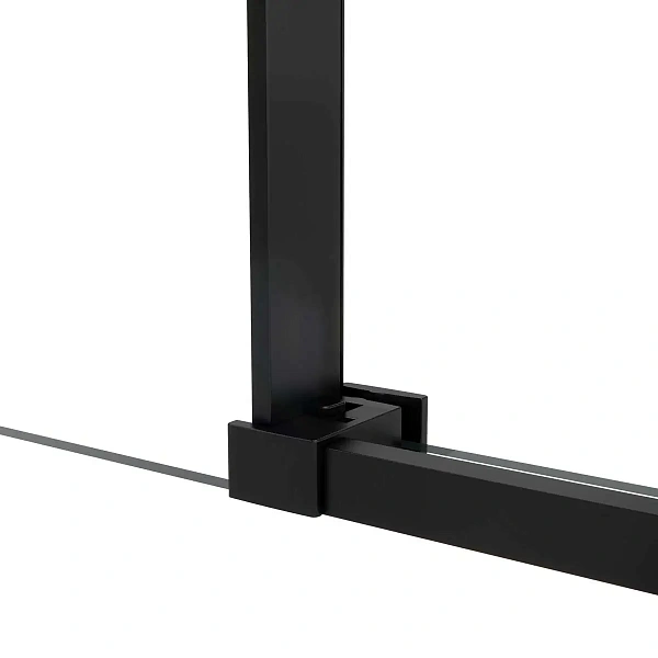 Душевая дверь Vincea Slim Soft VDS-1SS140CLB, 1400, черный, стекло прозрачное