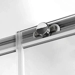Душевой уголок Vincea Slim-U VSS-2SU8010CLB, 1000*800, м.черный, стекло прозрачное