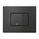 Инсталляция Grohe Rapid SL, кнопка черная матовая с безободковым, подвесным унитазом Santerika SAN.UNT.01 с технологией смыва "Торнадо" с сиденьем микролифт