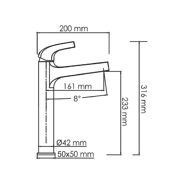Смеситель для раковины WasserKRAFT Sauer 7103H