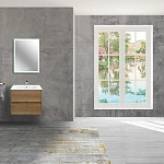 Тумба под раковину Vincea Gio 600 подвесная, 2 выкатных ящика soft-close, T.Oak