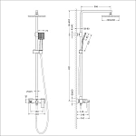 Душевая система Timo Selene SX-1030/03