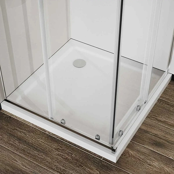 Душевой уголок Vincea City VSS-5CT9010CL, 1000*900, хром, стекло прозрачное