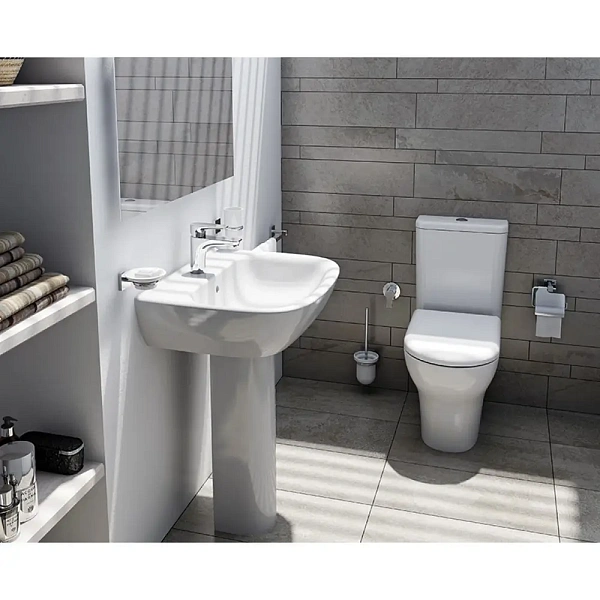 Унитаз-компакт VITRA Zentrum open-back 9012B003-7204 крышка микролифт