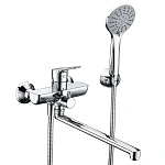 Смеситель для ванны с длинным изливом WasserKRAFT Lippe 4502L с душем