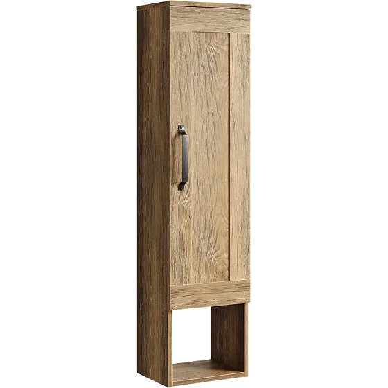 Шкаф-пенал подвесной Aqwella Craft CRF0503DB, 30.8 см, дуб балтийский