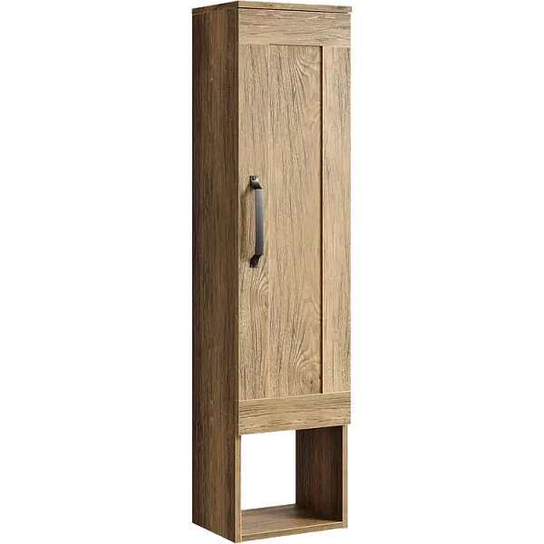 Шкаф-пенал подвесной Aqwella Craft CRF0503DB, 30.8 см, дуб балтийский