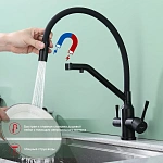 Смеситель для кухни Raglo R81.62.06 с гибким изливом