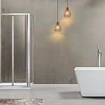 Душевой уголок Vincea Garda VSR-1G9090CL, 900*900, хром, стекло прозрачное