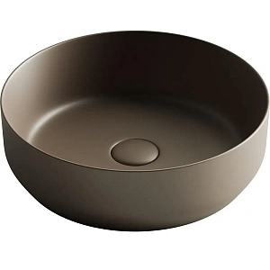 Накладная раковина Ceramica Nova Element CN6022MDB, 39 см, коричневая матовая