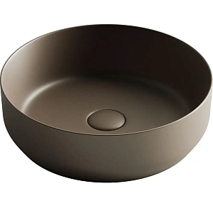 Накладная раковина Ceramica Nova Element CN6022MDB, 39 см, коричневая матовая