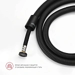 Смеситель Raglo R01.51.06 с гигиеническим душем, черный матовый