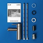 D3002100SS Logic new  смеситель для умывальника из нержавеющей стали