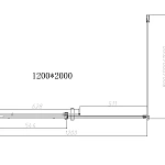 Душевой уголок Vincea Dice VSR-4D9012CL, 1200*900, хром, стекло прозрачное
