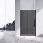 Душевая дверь Vincea Slim-N VDS-4SN110CGB, 1100, черный, стекло тонированное