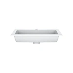 Раковина Vincea VCB-13600W из искусственного камня, цвет белый