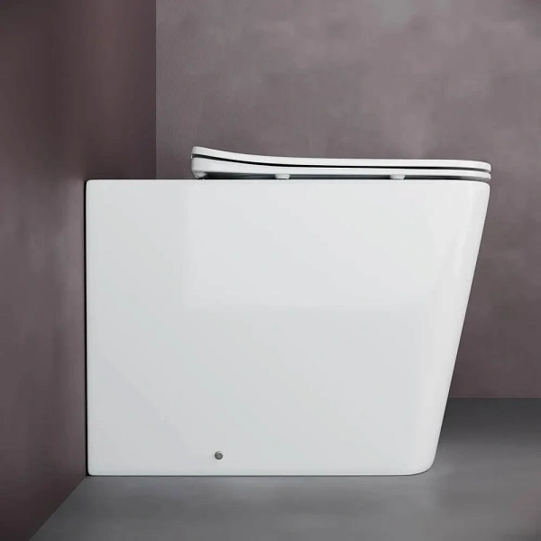 Приставной унитаз Ceramica Nova Cubic CN1809 безободковый