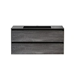Тумба под раковину Vincea Luka 1000 подвесная, 2 выкатных ящика soft-close, G.Stone