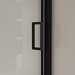 Душевая дверь Vincea City VDS-5CT110CLB, 1100, черный, стекло прозрачное