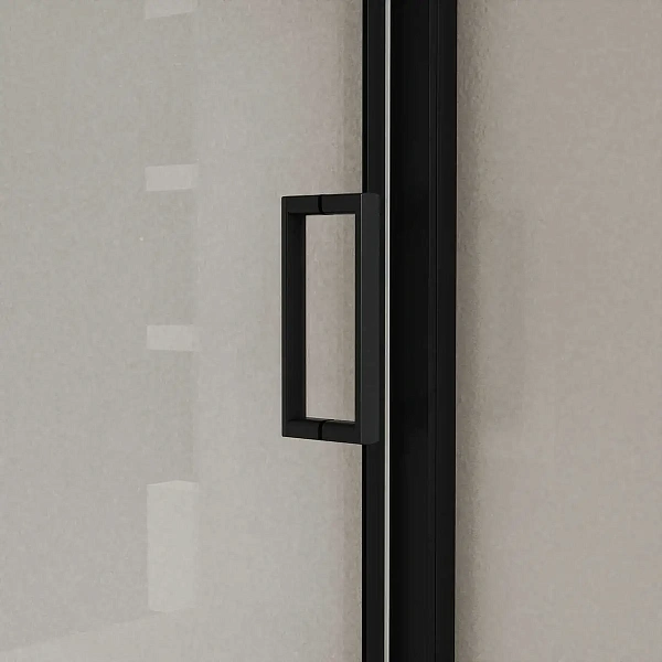 Душевая дверь Vincea City VDS-5CT110CLB, 1100, черный, стекло прозрачное