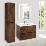 Тумба под раковину Vincea Mia 650 подвесная, 2 выкатных ящика soft close, R.Wood