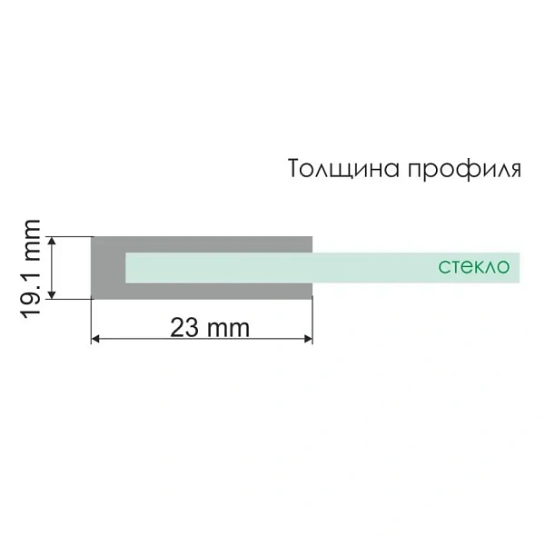 Душевая дверь WasserKRAFT Neime 120х200 см 19P05