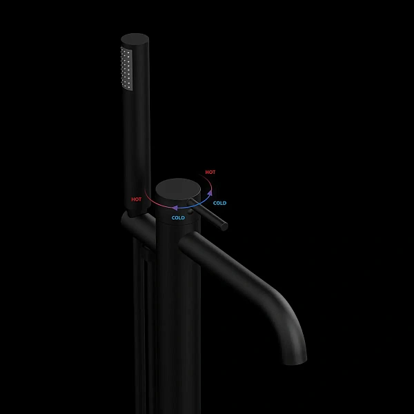 Напольный смеситель для ванны Vincea Desire VTF-1DMB