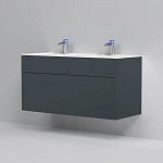 M50AFHX1203GM Inspire V2.0, База под раковину, подвесная, 120 см, 3 ящика, push-to-open, графит мато