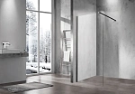 Душевая перегородка Vincea Walk-In VSW-1H100CLB,1000*2000, черный матовый, стекло прозрачное