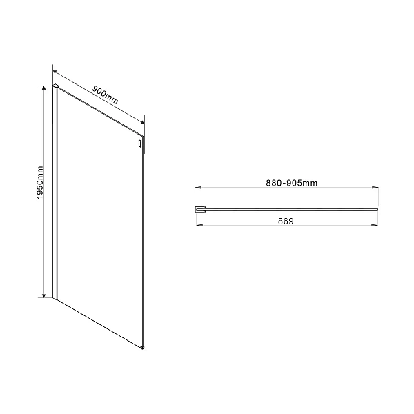 Душевой уголок Vincea Como VSR-1C9014CL, 1400*900, хром, стекло прозрачное