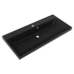 Раковина из искусственного камня BelBagno BB800/450-LV-ART-AST-NERO, 80 см