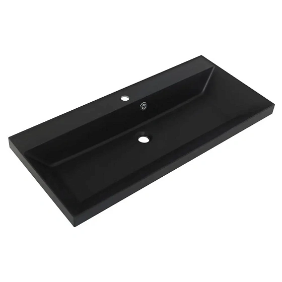 Раковина из искусственного камня BelBagno BB800/450-LV-ART-AST-NERO, 80 см
