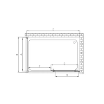 Душевой уголок Vincea Alpha VSR-3AL8011MT, 1100*800, хром, стекло текстурное