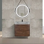 Тумба под раковину Vincea Paola 600 подвесная, 2 выкатных ящика soft close, R.Wood